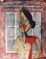 Rufino Tamayo PORTRAIT DE FEMME (Retrato de Mujer , Woman's Portrait) Lithograph - Sold for $2,816 on 02-21-2026 (Lot 489).jpg